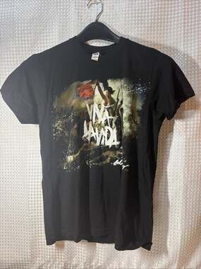 Coldplay Viva La Vida 2008 World Tour Concert Album T Shirt Merch Small Band Tee